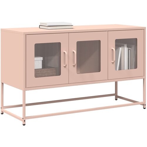 vidaXL TV omarica roza 100,5x39x60,5 cm Hladno valjano jeklo Cene
