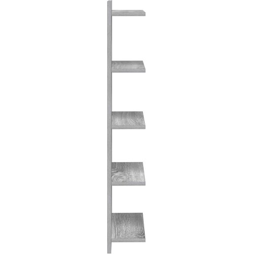  Polica na zidu Siva Sonoma 30 x 15 x 100 cm Konstruirano drvo Slike
