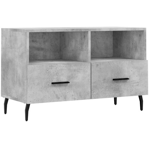 Maison Chic TV omarica - TV stojalo - Televizijska omarica betonsko siva 80x36x50 cm inženirski les, (21700093) Cene