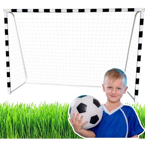  Veliki nogometni gol s metalnom konstrukcijom 300x200x110cm Slike