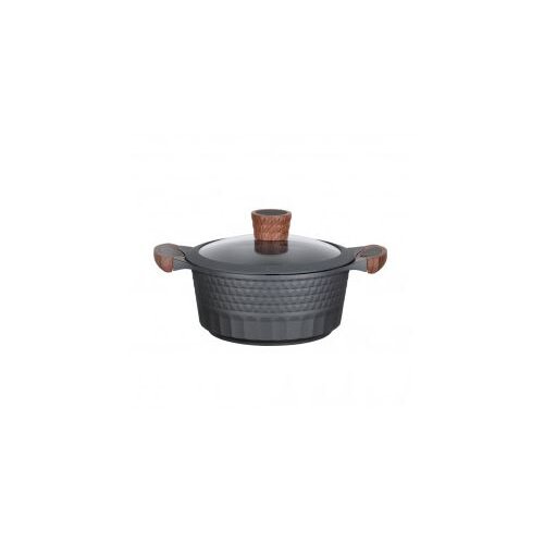 Resto Kitchenware Capella 2.6 L Round Black, Wood Cene