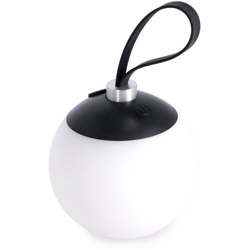 BIZZOTTO Črna aluminijasta LED zatemnitvena namizna svetilka s plastičnim senčilom (vi&amp;scaron;ina 40,5 cm) Balmony &amp;ndash; Slike