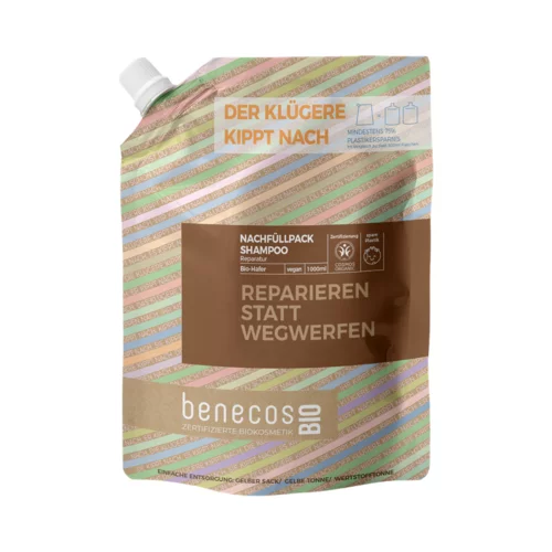 Benecos benecosBIO popravljalni šampon "Reparieren statt wegwerfen" - 1.000 ml