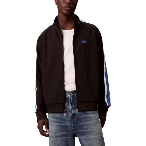 Calvin Klein Jeans Puloverji STRETCH TWILL TRACK LV04RC231G Črna Slike