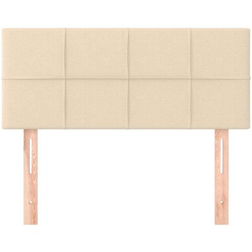  Uzglavlje krem 90x5x78/88 cm od tkanine Slike