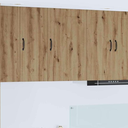 vidaXL Stenska kuhinjska omarica s polico Umetni hrast 50 x 31 x 80 cm Cene
