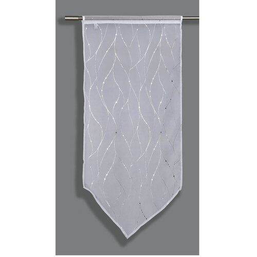 Gardinia Bela prosojna zavesa 120x60 cm Voile - Gardinia Slike