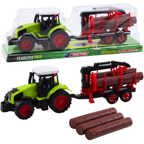  Agricultural Tractor With HDS Trailer For Transporting Timber Logs Cijene