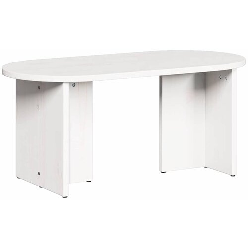 vidaXL Klubska miza Bela 80 x 39.5 x 35 cm Trden borov les, (5000073417) Cene