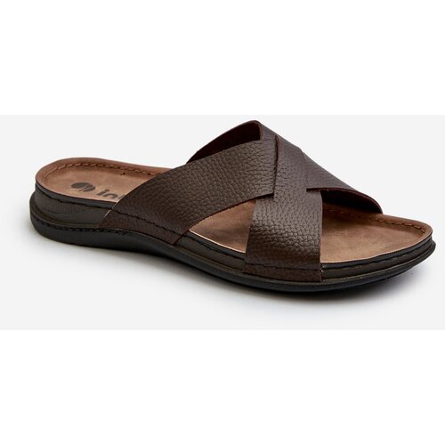 Inblu Comfortable Lightweight Eco Leather Slippers Slike
