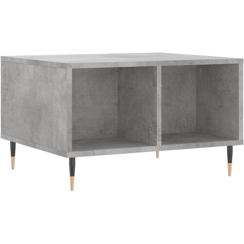 Maison Chic Klubska mizica - kavna mizica - Nizka mizica betonsko siva 60x50x36,5 cm inženirski les, (21753967) Slike