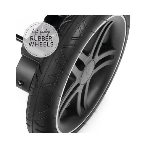Hauck kolica za blizance Uptown Duo - Melange Black Slike