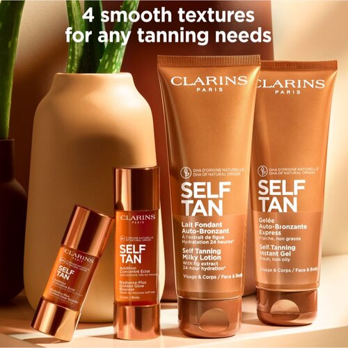 Clarins Self Tan Instant Gel gel za samotamnjenje za tijelo i lice 125 ml Slike
