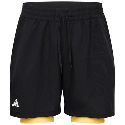 Adidas Športne hlače zlato-rumena / črna