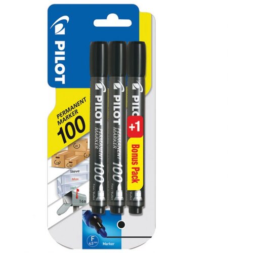 Marker PERMANENTNI 1 MM OKRUGLI VRH PK2 PLUS 1 GRATIS PILOT SCA-100 CRNI BLISTER * DO ISTEKA ZALIHA Cijene