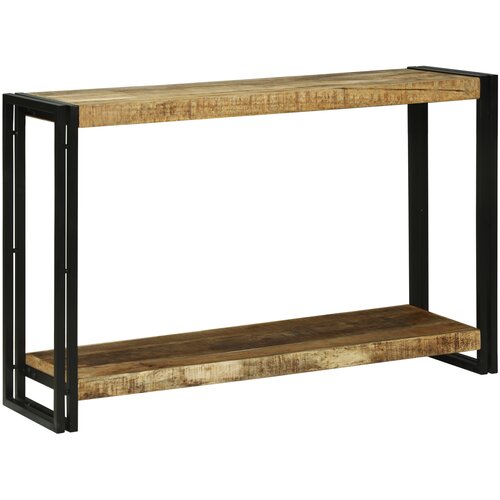 VidaXL Konzolni stol 120x33x75 cm Čvrsto Drvo Manga Slike