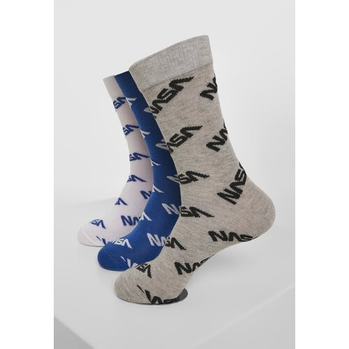 MT Accessoires NASA 3-Pack Blue/Grey/White Full-Length Socks Slike
