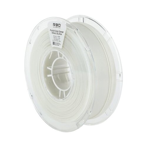  PLA UV Color Change White to Sky Blue Slike