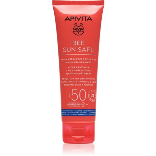 Apivita Bee Sun Safe losjon za sončenje za obraz in telo SPF 50 100 ml Cene