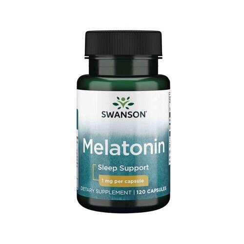 Swanson Melatonin, 3 mg, 60 Kapsula - Podr&amp;scaron;ka Zdravom Snu Slike