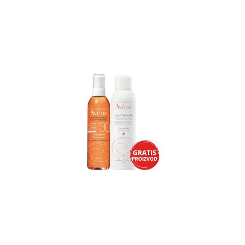 Avene SUN Ulje za za&amp;scaron;titu od sunca SPF30 + Termalna voda 150ml GRATIS Slike