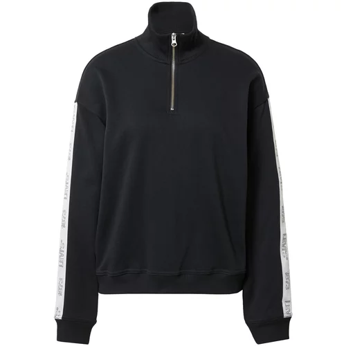Levi's Sweater majica crna / bijela