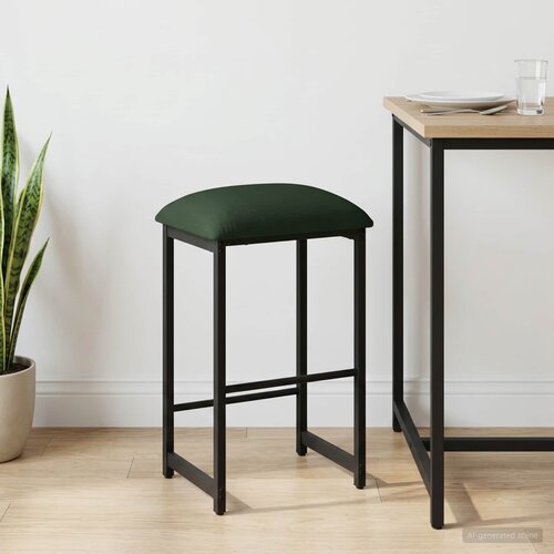  stolica Tamnozelena 40 x 32 x 64 cm Konstruirano drvo Cene