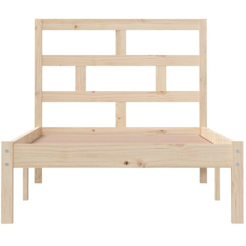  Okvir za krevet od masivnog drva 90 x 190 cm jednokrevetni Slike