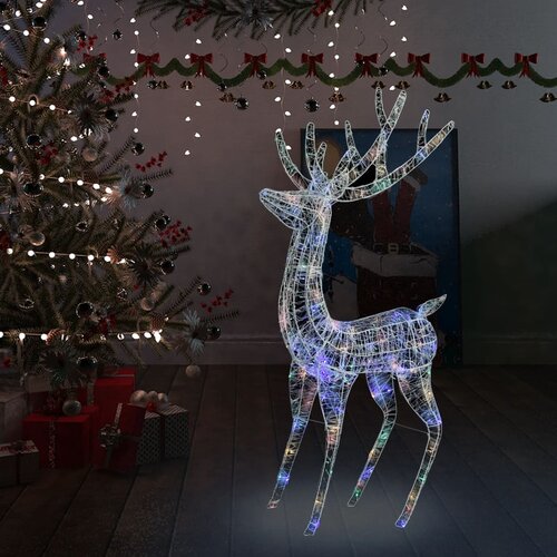  XXL akrilni božićni sob 250 LED 180 cm šareni Cene