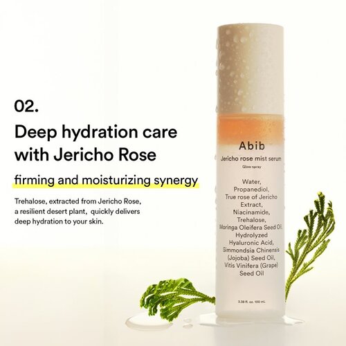 Abib Jericho Rose Mist Serum Glow Spray posvetlitveni serum za obraz v pr&amp;scaron;ilu 100 ml Slike