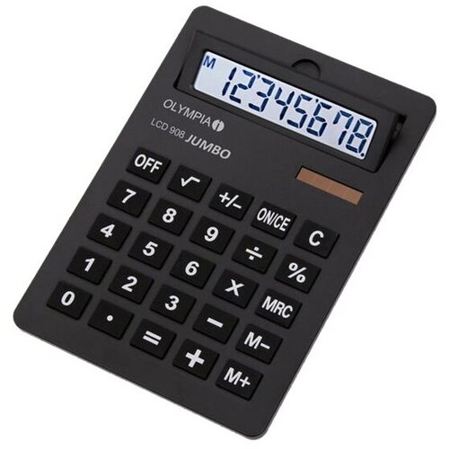 Olympia Kalkulator LCD 908 Jumbo črn, (5000554568) Cene