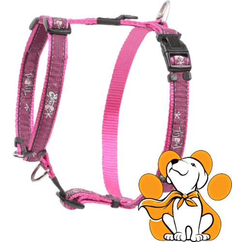 Rogz Pink Love S, 11mm, Klasični Am Za Pse, Roze Cene