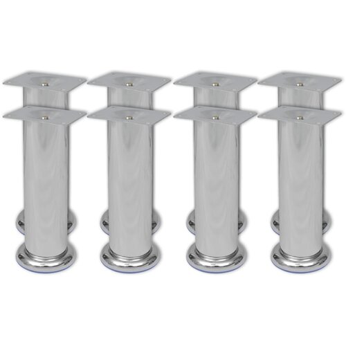 VidaXL Okrugle noge za kauč 8 kom kromirane 180 mm Slike