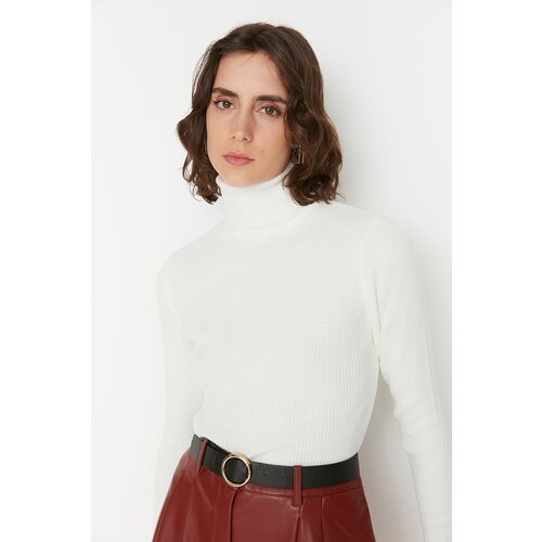 Trendyol Ženska dolčevita Upright Collar Cene