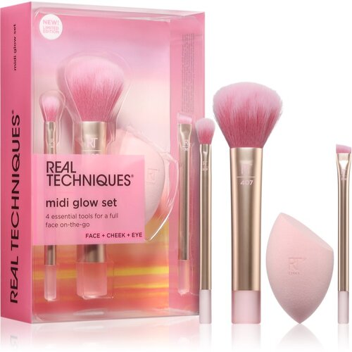 Real Techniques Sunrise To Sunset Midi Glow Set komplet čopičev Cene