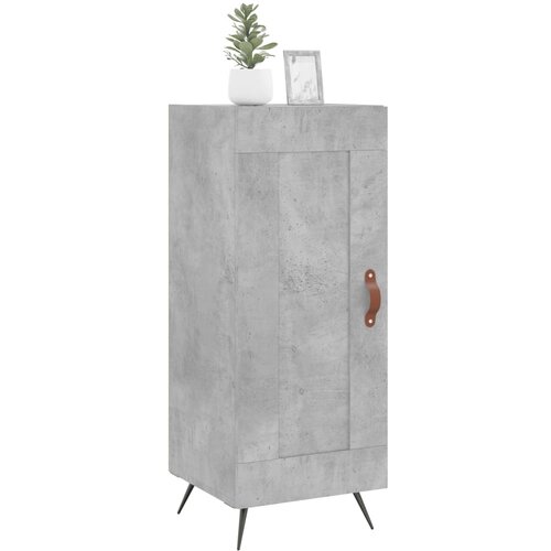  Komoda siva boja betona 34,5x34x90 cm od konstruiranog drva Slike