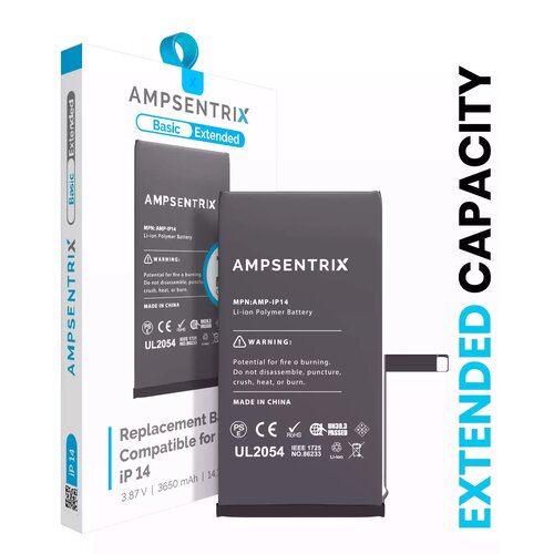  AmpSentrix Basic battery for iPhone 14 Slike