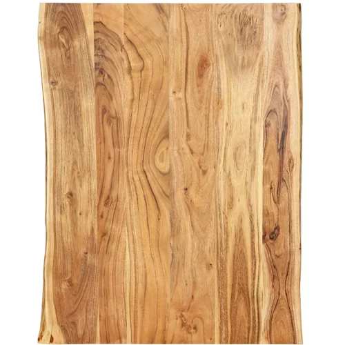 vidaXL Stolna ploča od masivnog bagremovog drva 80 x (50-60) x 2,5 cm