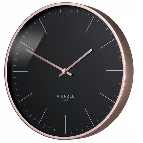 KIENZLE DCF Funk-Wanduhr rose gold /schwarz, 25 cm Cijene