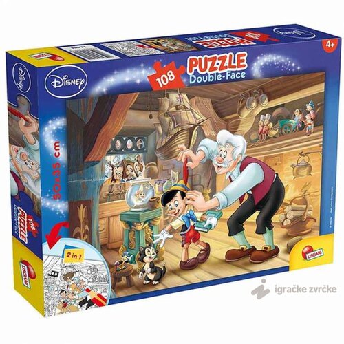 Lisciani slagalica Pinokio - Puzzle Pinokio (108 kom) Cene