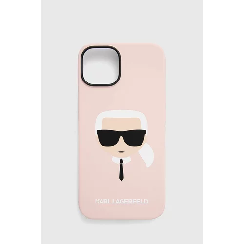 Karl Lagerfeld Etui za telefon Iphone 14 6,1" roza barva