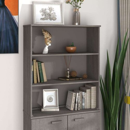  Gornji element za komodu HAMAR svjetlosivi 85x35x100cm borovina Cijene