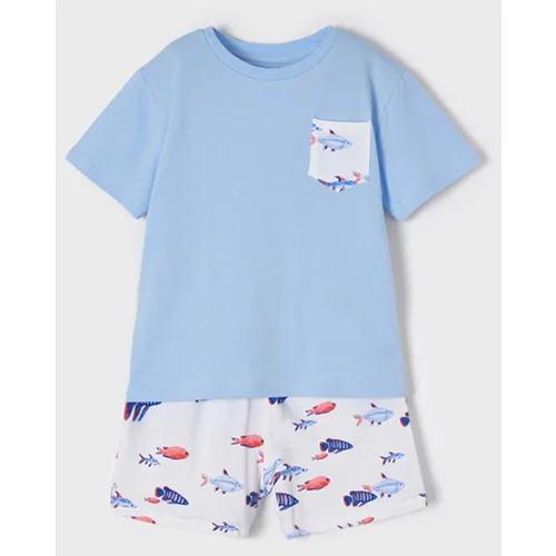 Mayoral Moda Infantil, S:A.U. SET majica in kratke hlače Mayoral Relax za fante