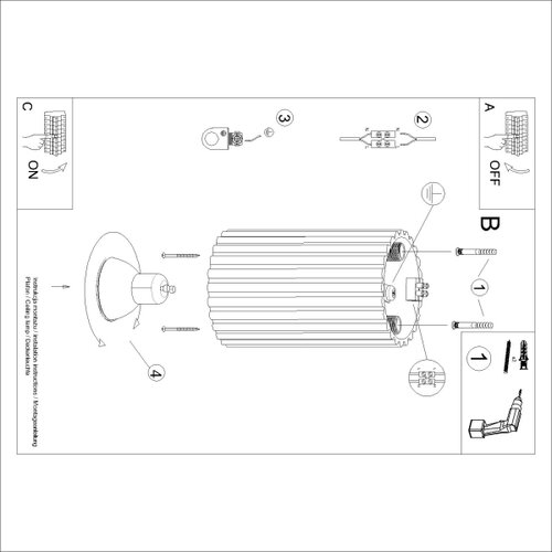  Brilagi - LED spot svetiljka CRESTO 1xGU10/10W/230V 10 cm tirkizna Slike