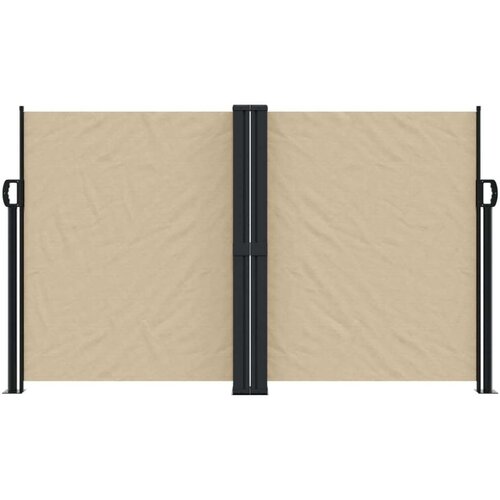  Uvlačiva bočna tenda bež 140 x 600 cm Slike