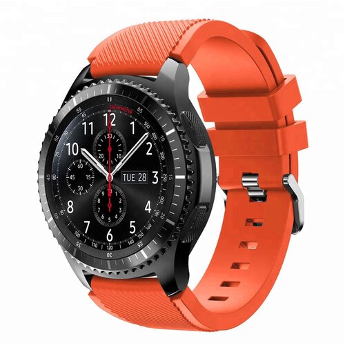 Cadorabo tpu zapestni pas z zapiranjem kovine 22 mm, združljivo s samsung galaxy gear S3/Gear 2 v orange - nadomestni trak za huawei watch gt za watch, (20616066) Cene