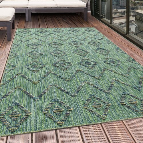 Ayyildiz Carpets Zelen zunanji tekač 80x250 cm Bahama &amp;ndash; Slike
