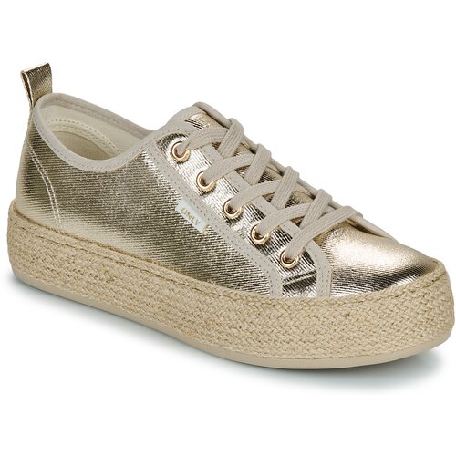 Only ONLIDA-1 LACE UP ESPADRILLE SNEAKER Gold Slike