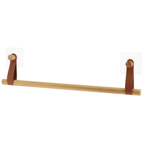 Tendance Samoljepljivi držač za ručnike 11,5x50x2,5 cm bambus, smeđa Slike