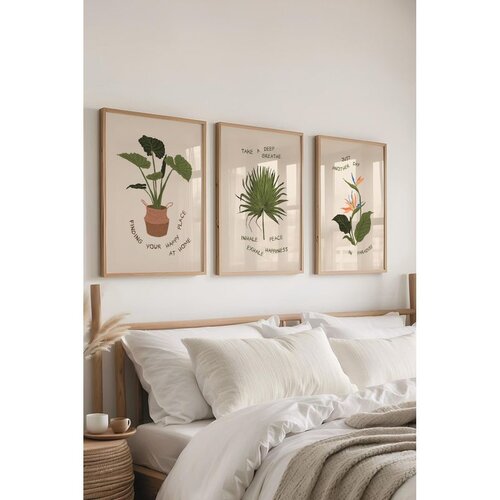 WALLXPERT &Ccedil;-300532 - 5070 Vi&scaron;enamenski set dekorativnog slikanja (3 komada) Cene